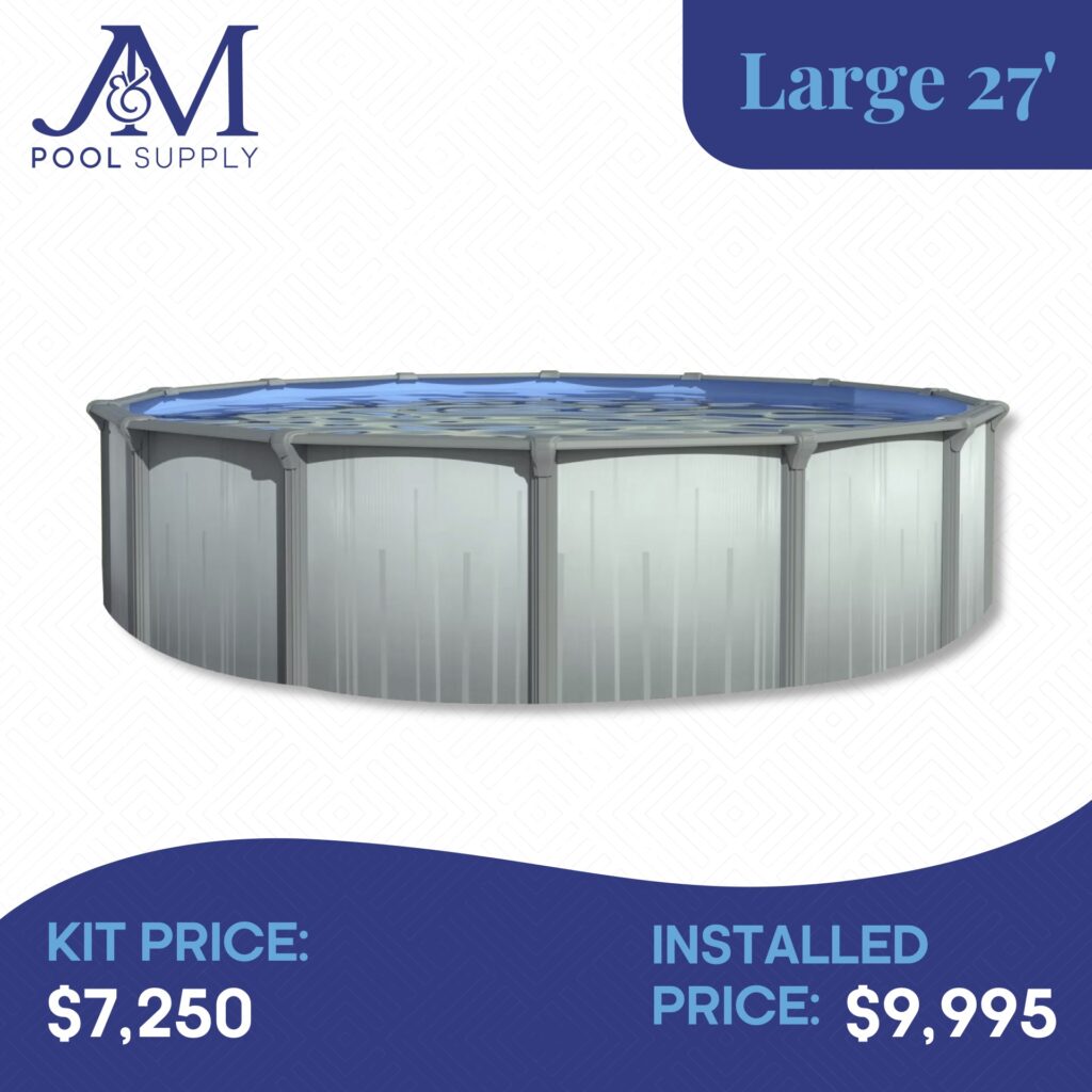 J&M Pool Supply – Newcastle Steel Kits – Large 27
