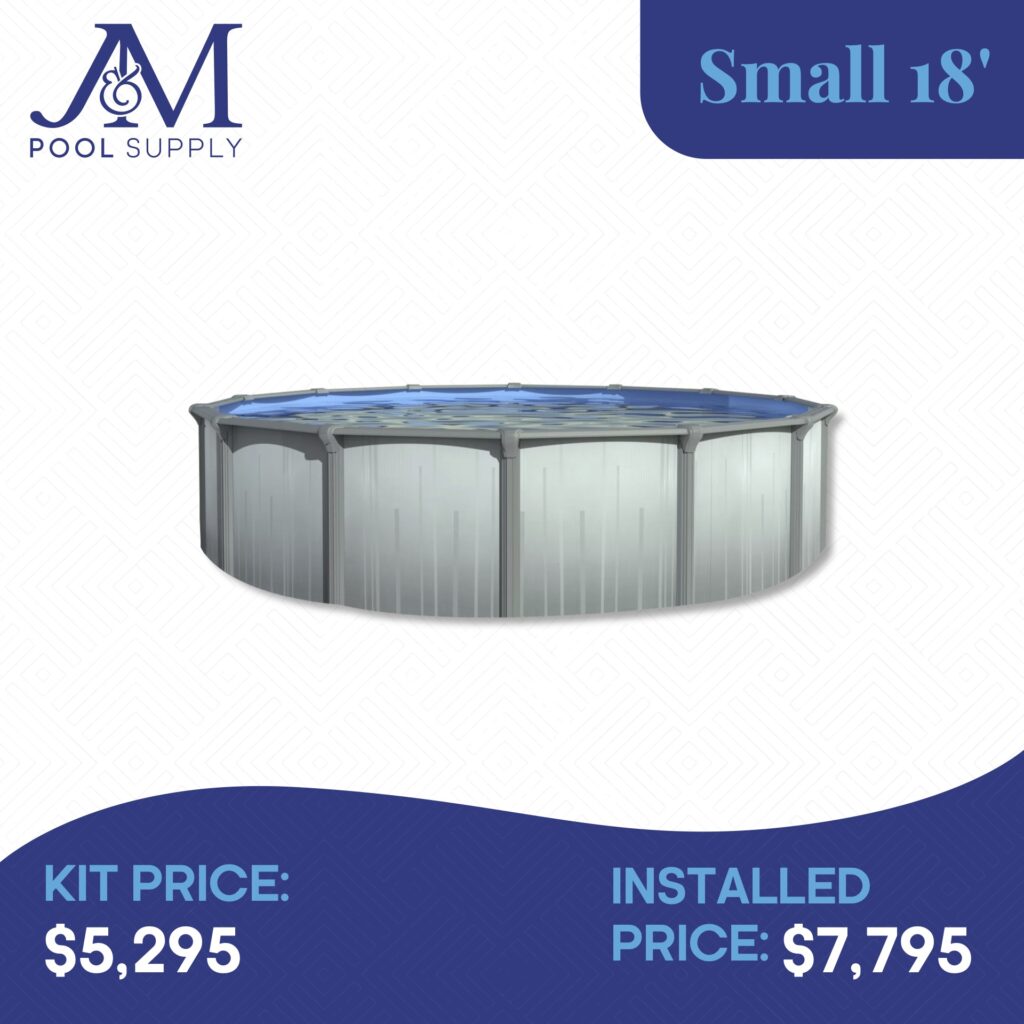 J&M Pool Supply – Newcastle Steel Kits – Small 18